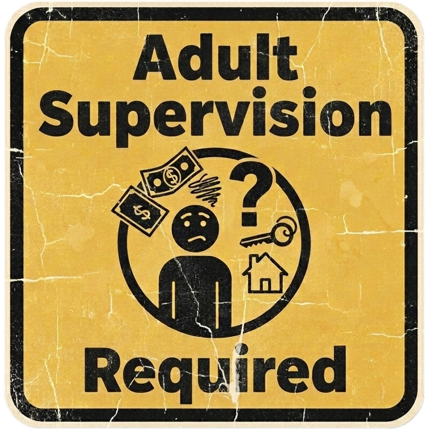 Adult Supervision Required — design