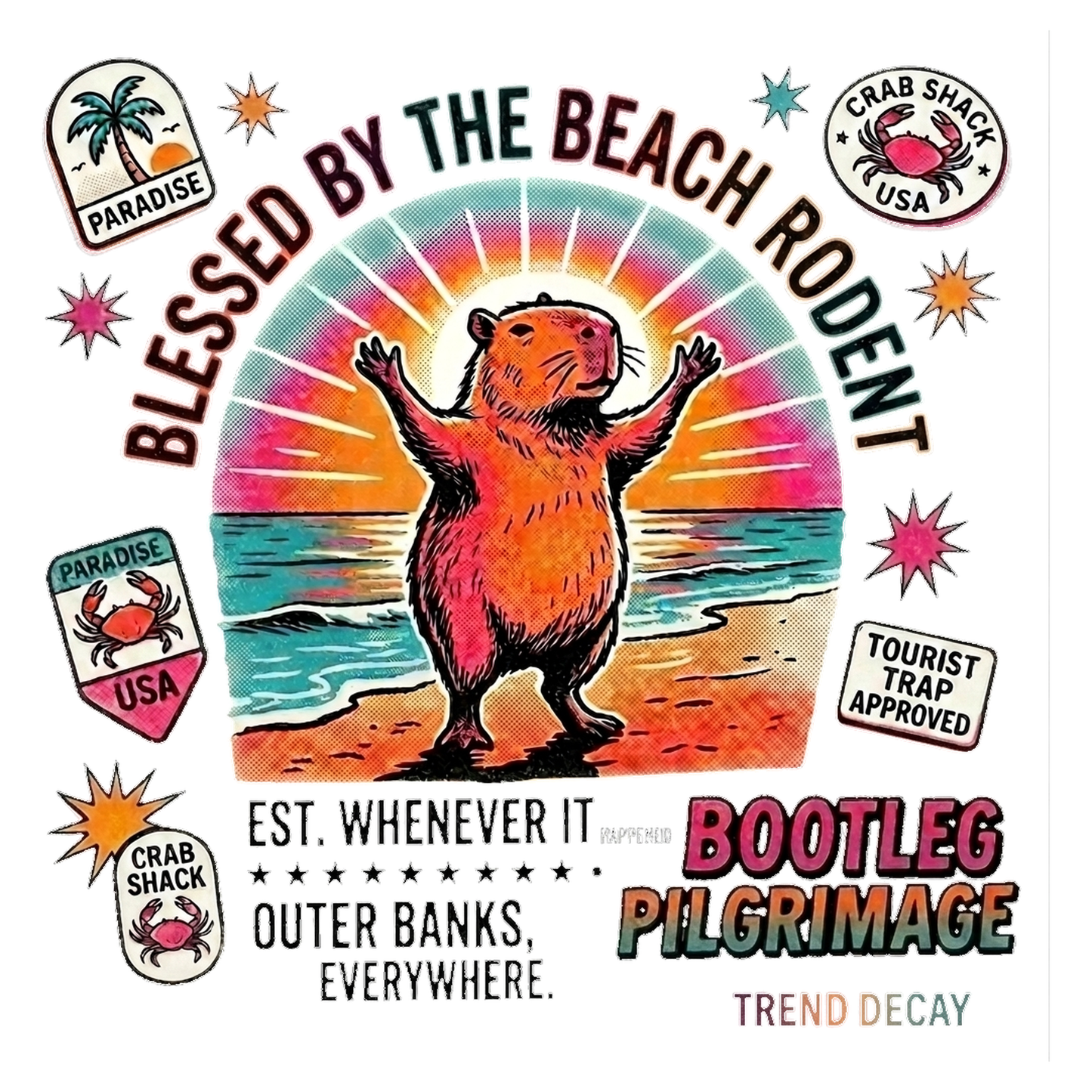 Blessed by the Beach Rodent — design