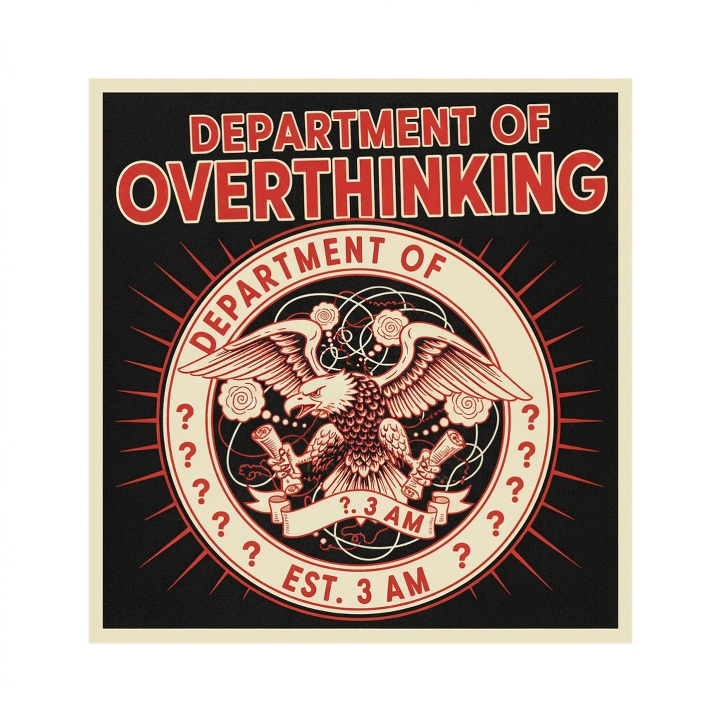 Department of Overthinking — design