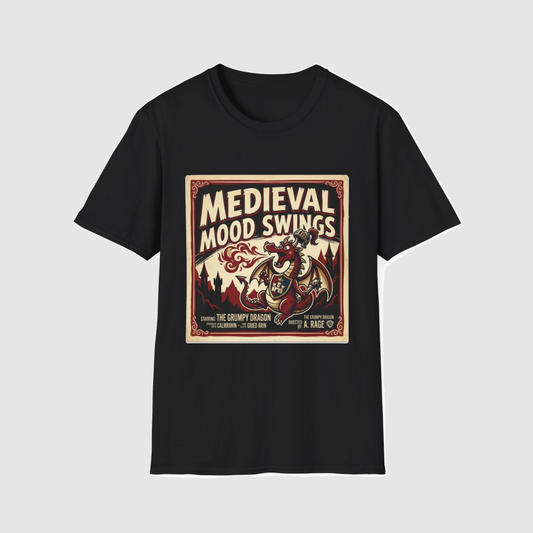 Medieval Mood Swings — shirt mockup