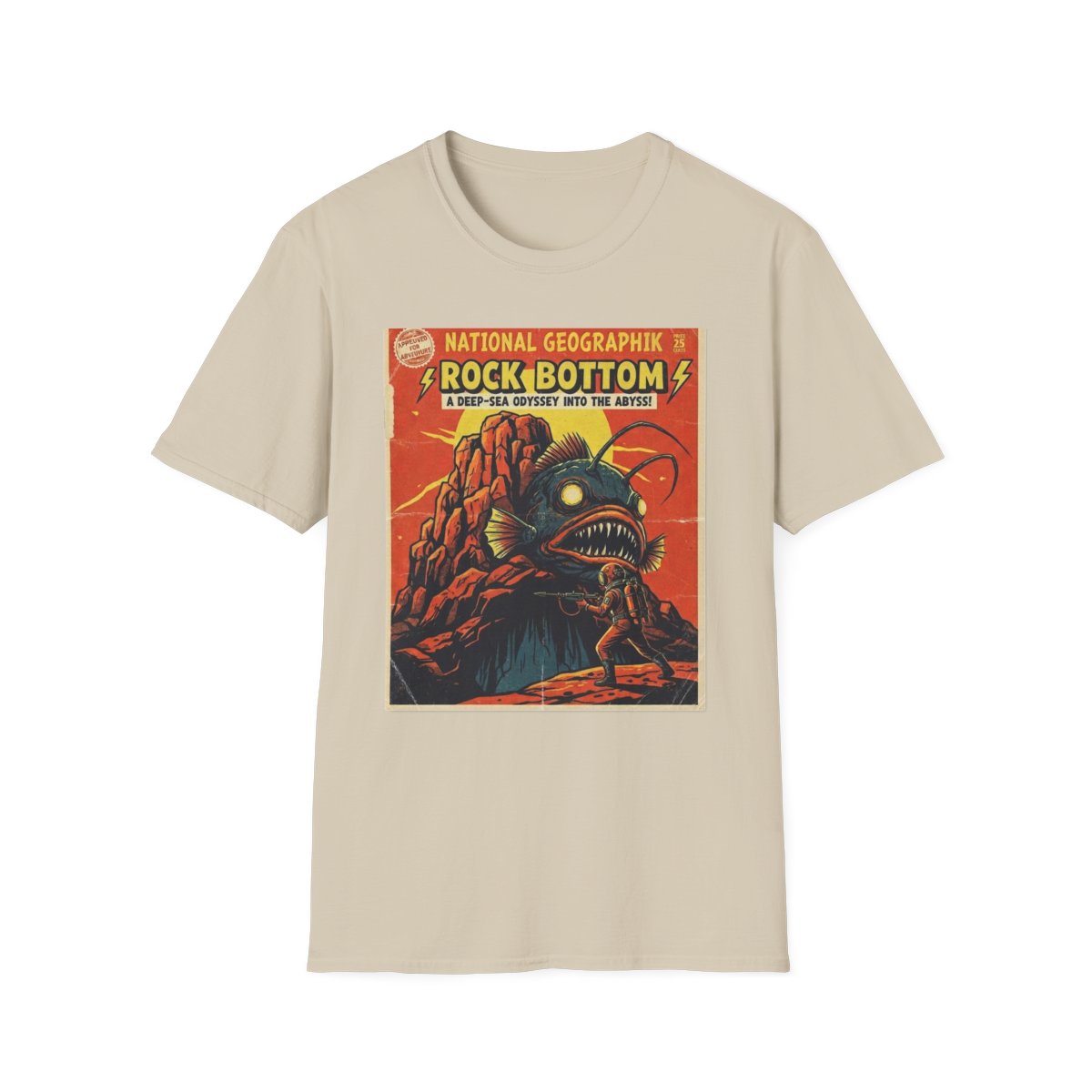 Rock Bottom — shirt mockup