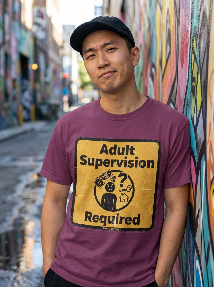 Adult Supervision Required Shirt — lifestyle photo