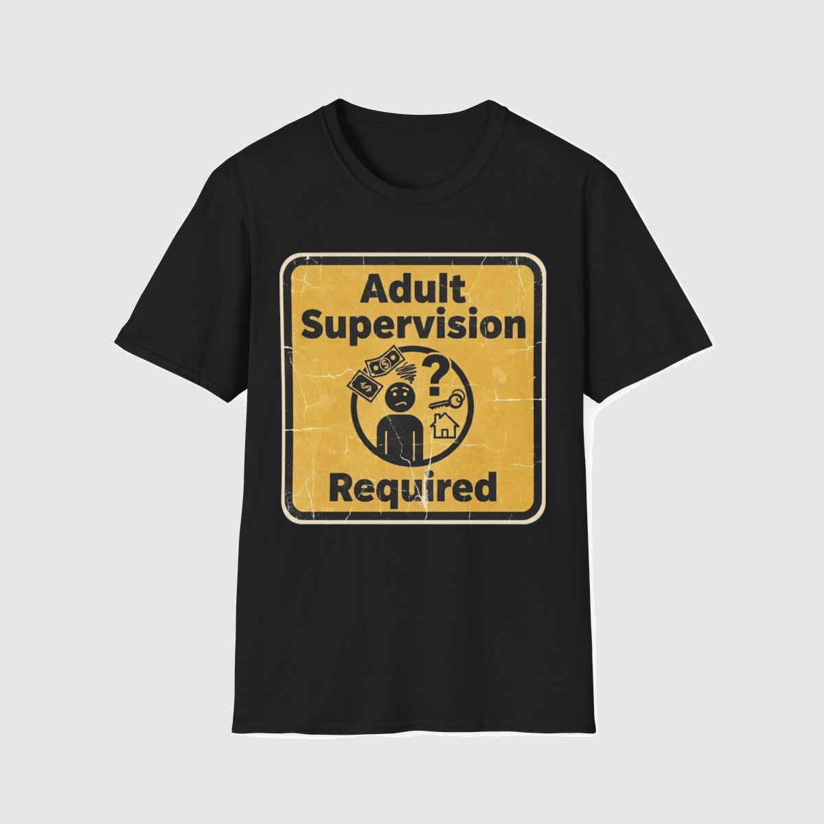 Adult Supervision Required — shirt mockup