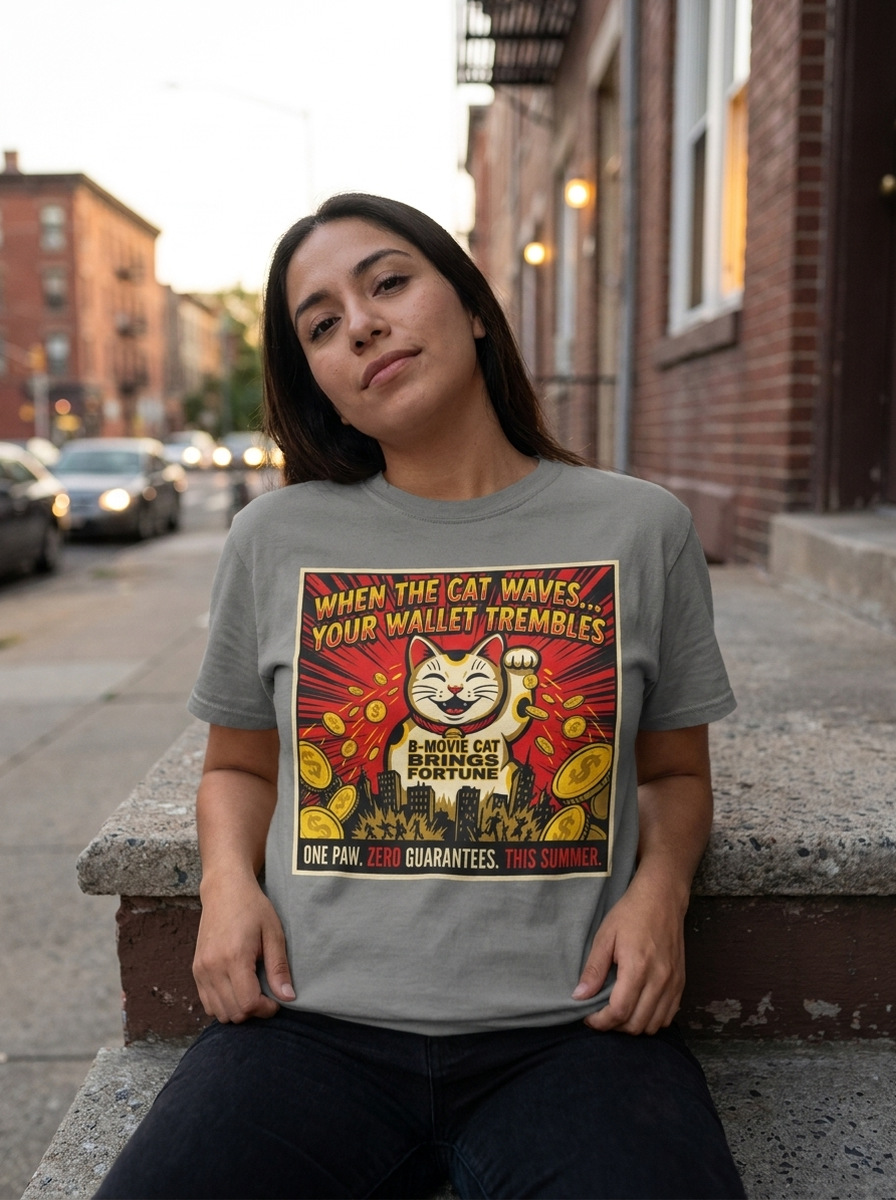 B-Movie Cat Brings Fortune — lifestyle photo