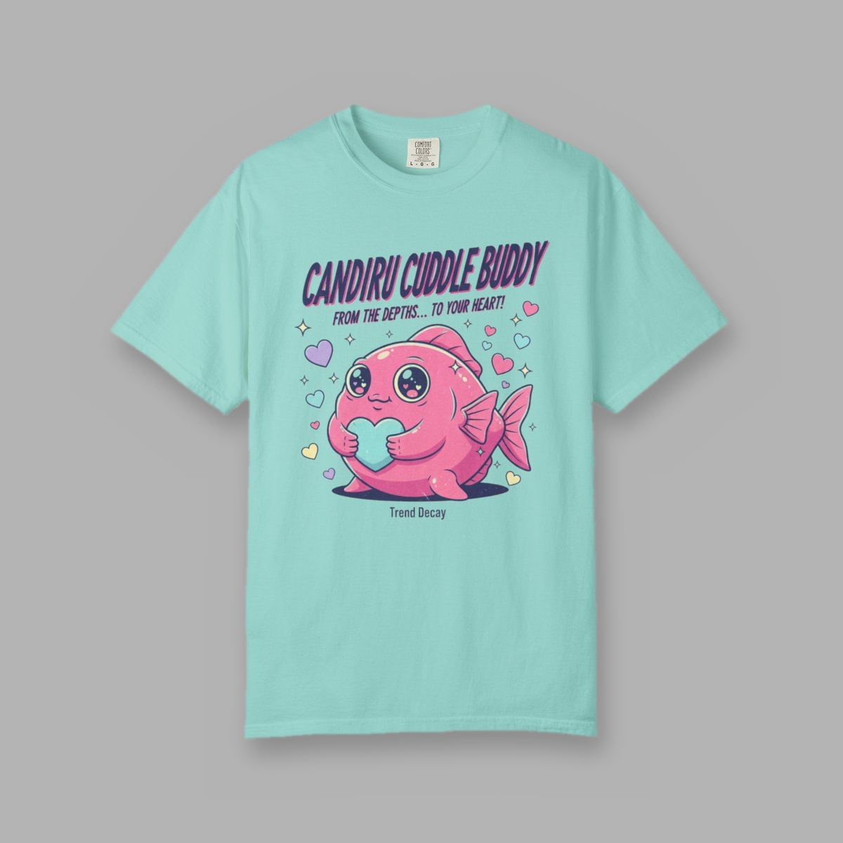 Candiru Cuddle Buddy — shirt mockup