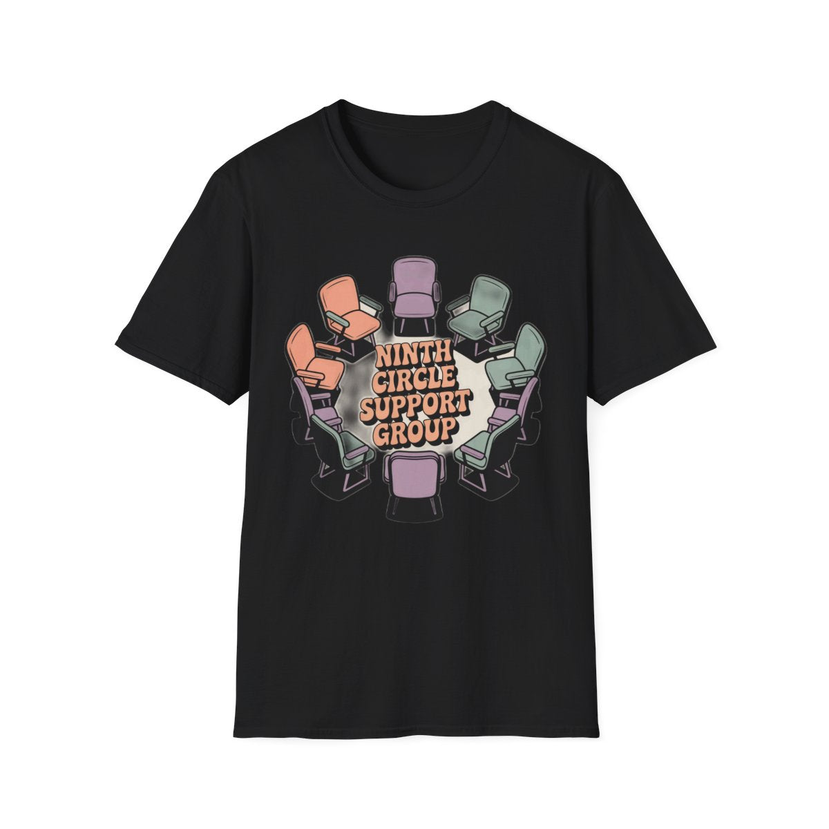 Ninth Circle Support Group — shirt mockup