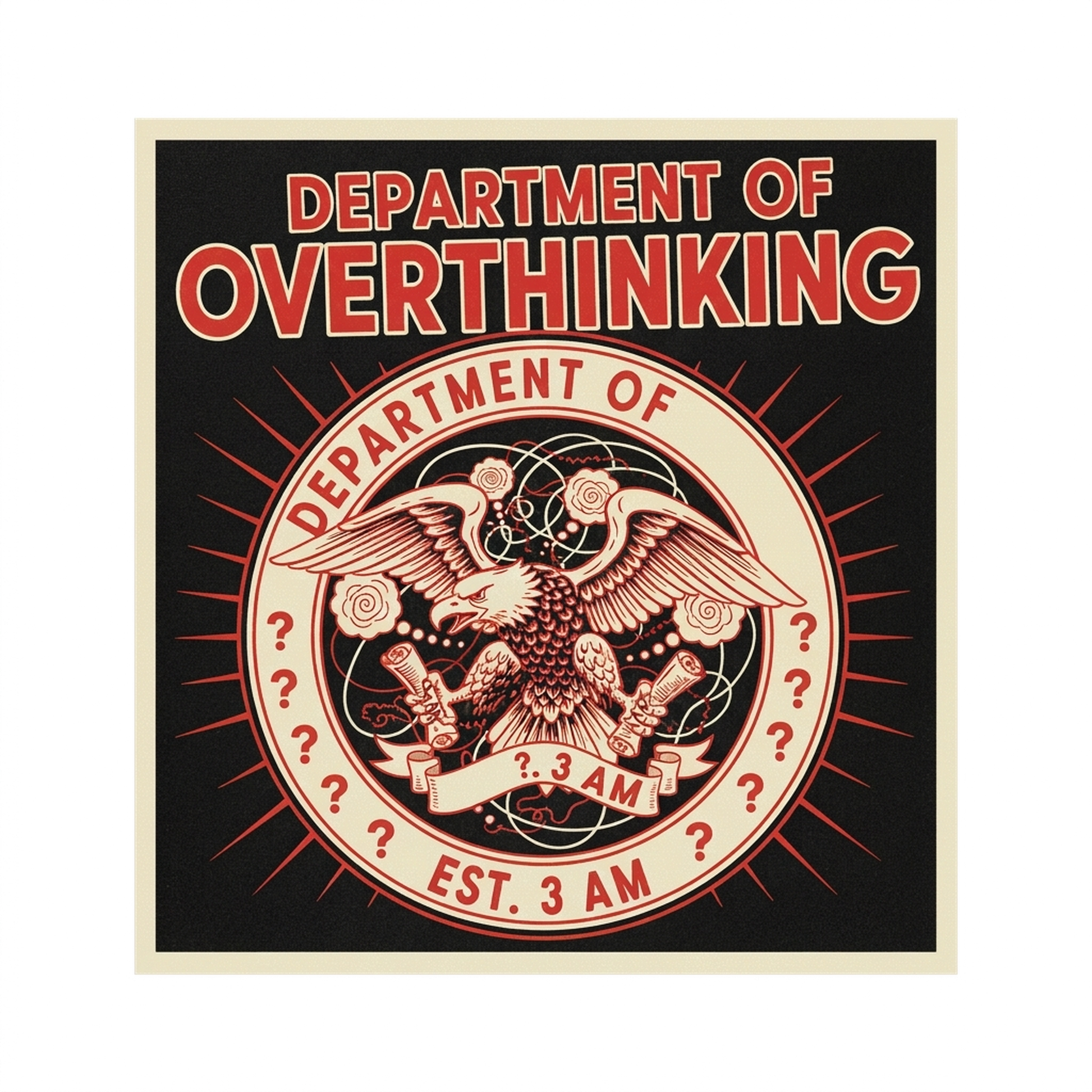 Department of Overthinking — design