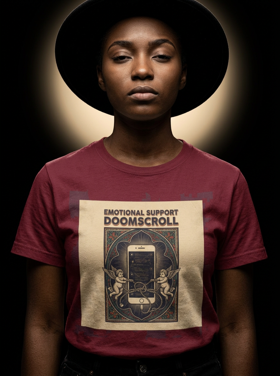 Emotional Support Doomscroll — lifestyle photo