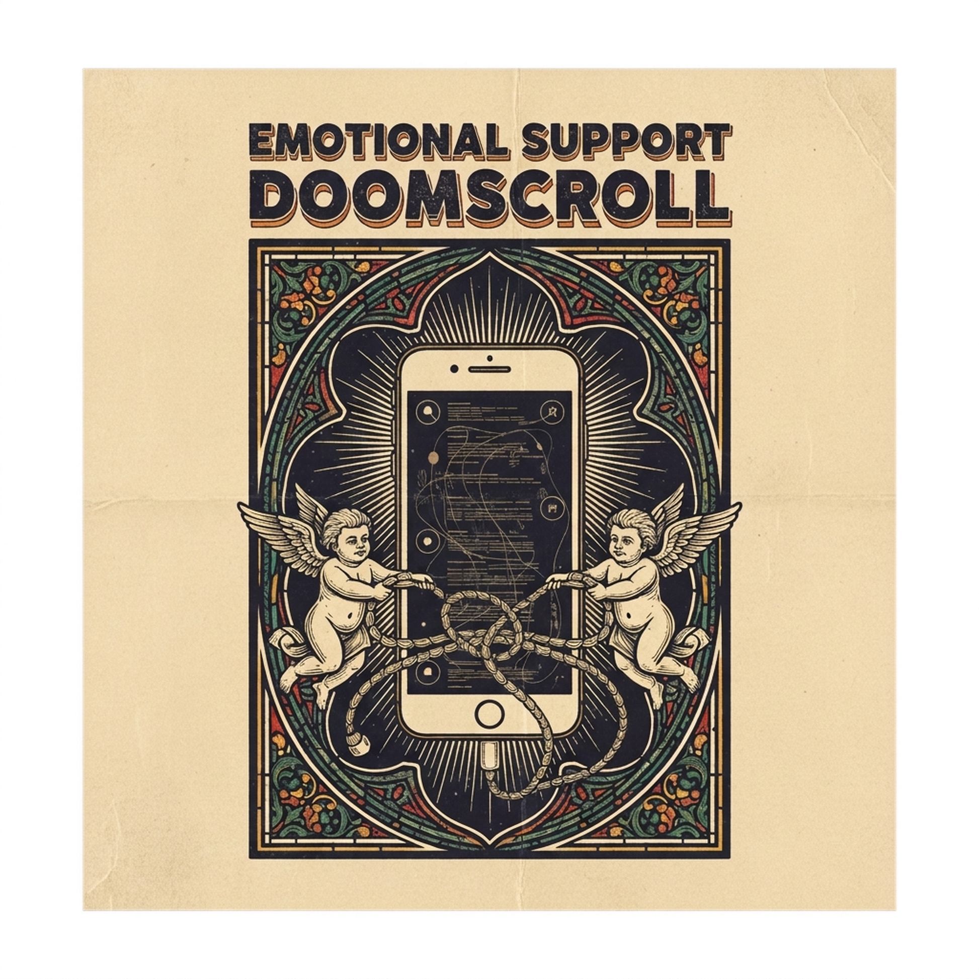 Emotional Support Doomscroll — design