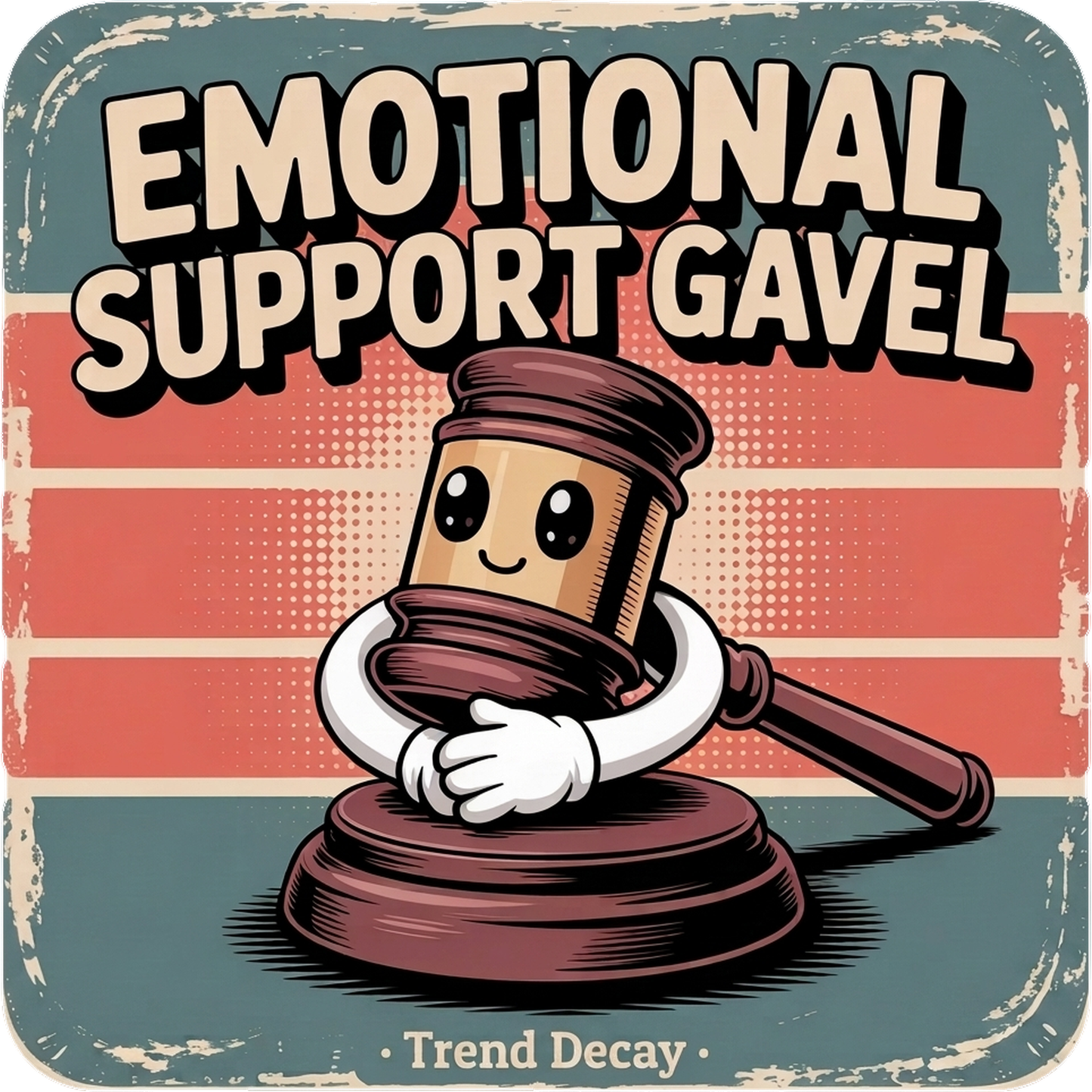 Emotional Support Gavel — design