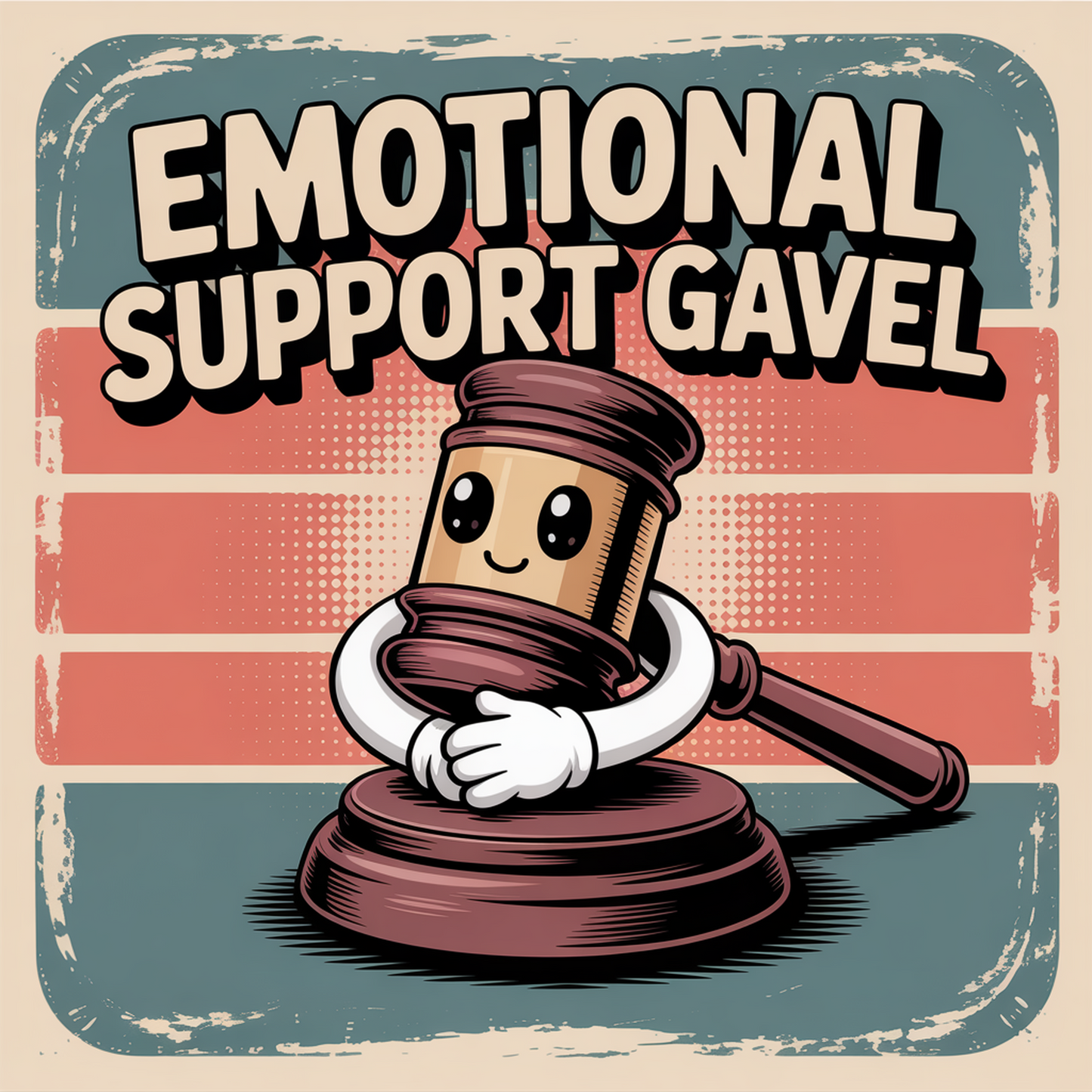 Emotional Support Gavel — design