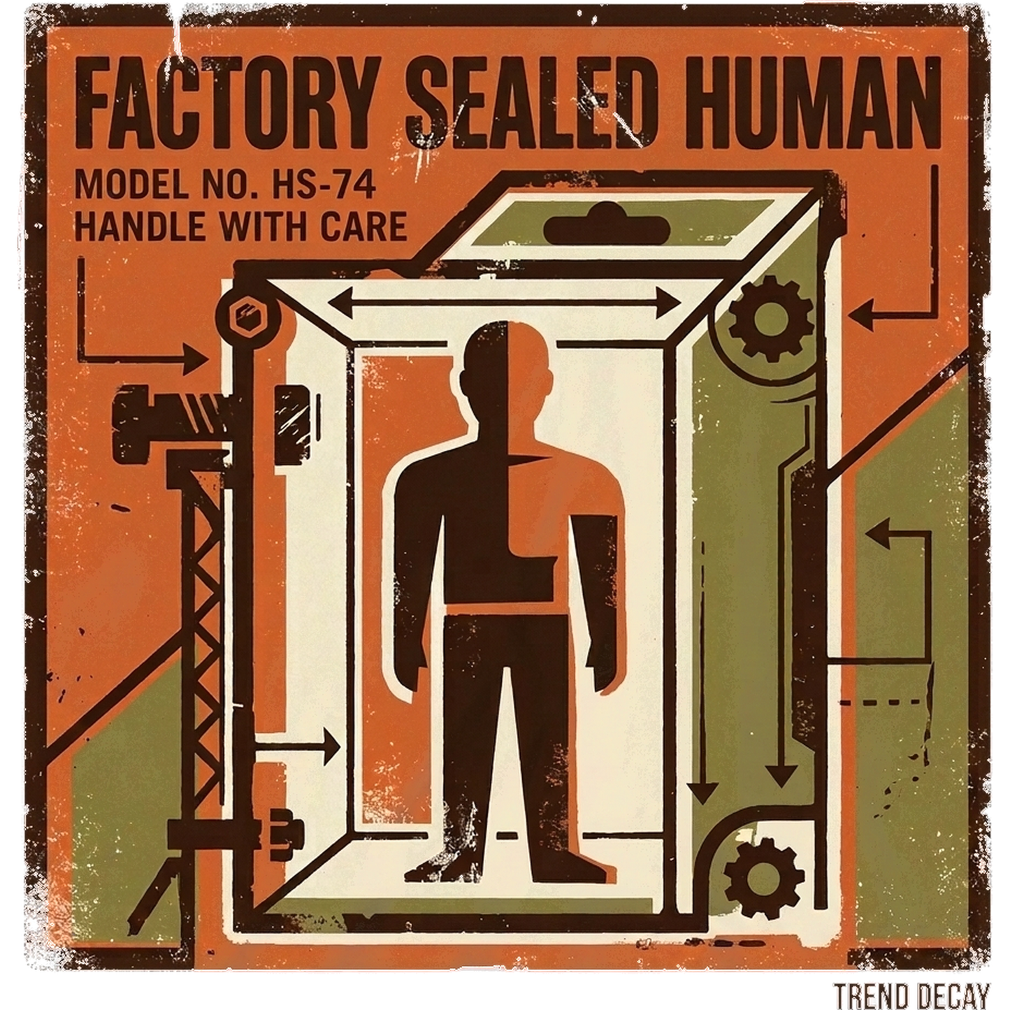 Factory Sealed Human — design