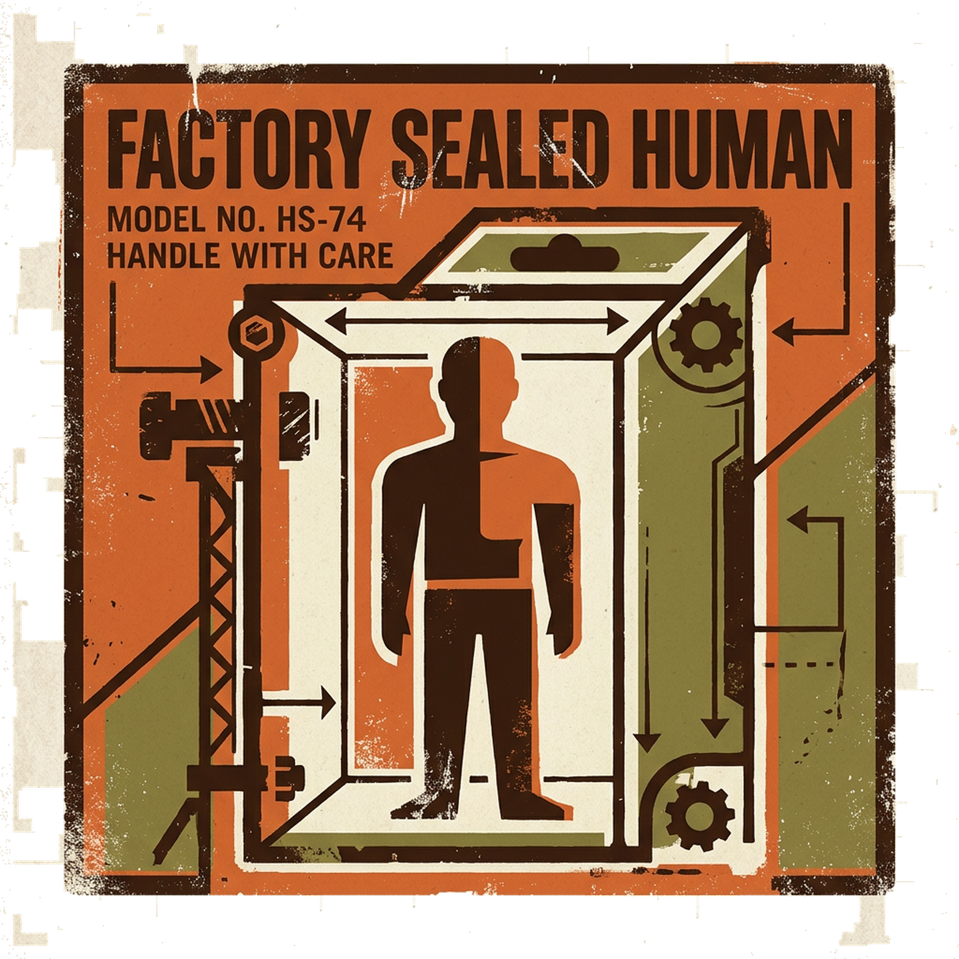 Factory Sealed Human — design