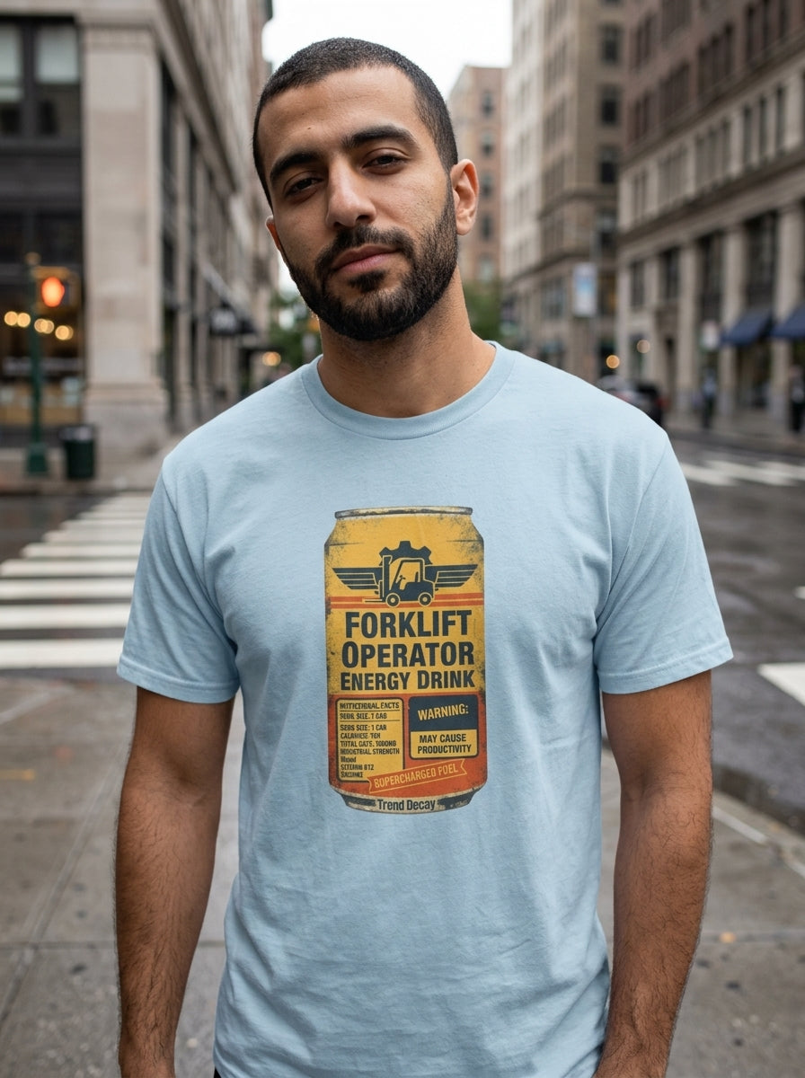 Forklift Operator Energy Drink — lifestyle photo