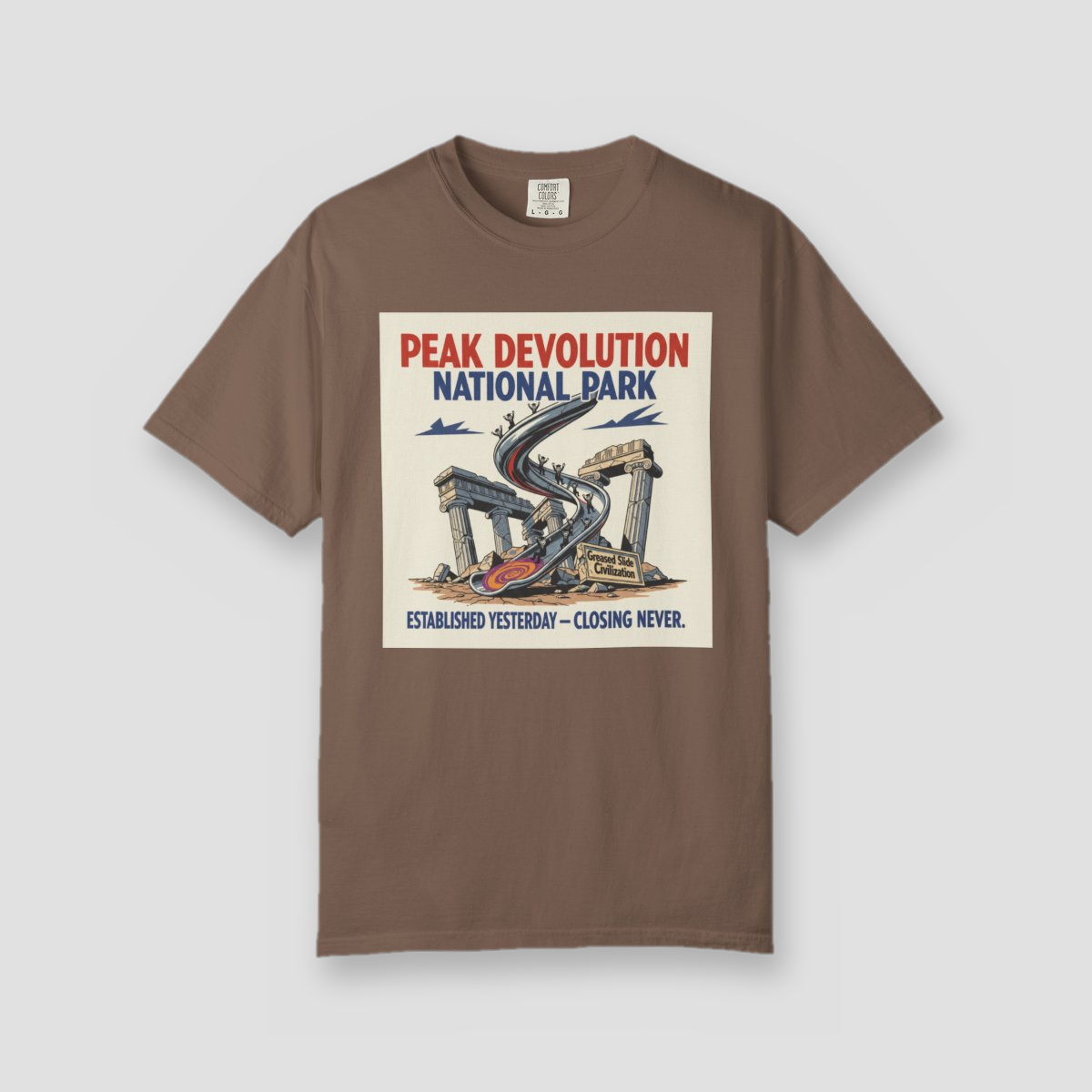 Greased Slide Civilization — shirt mockup