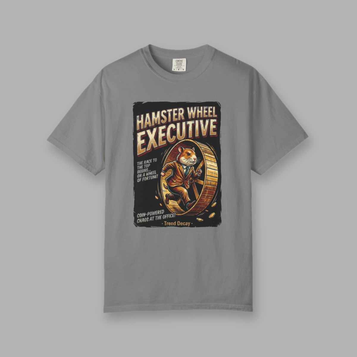 Hamster Wheel Executive — shirt mockup