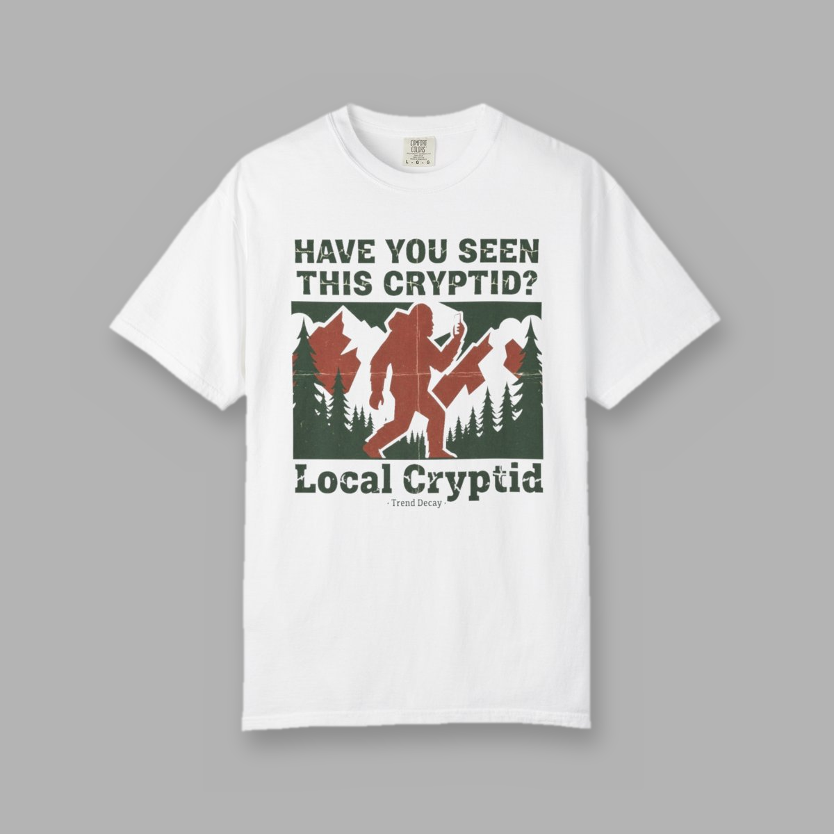Local Cryptid — shirt mockup