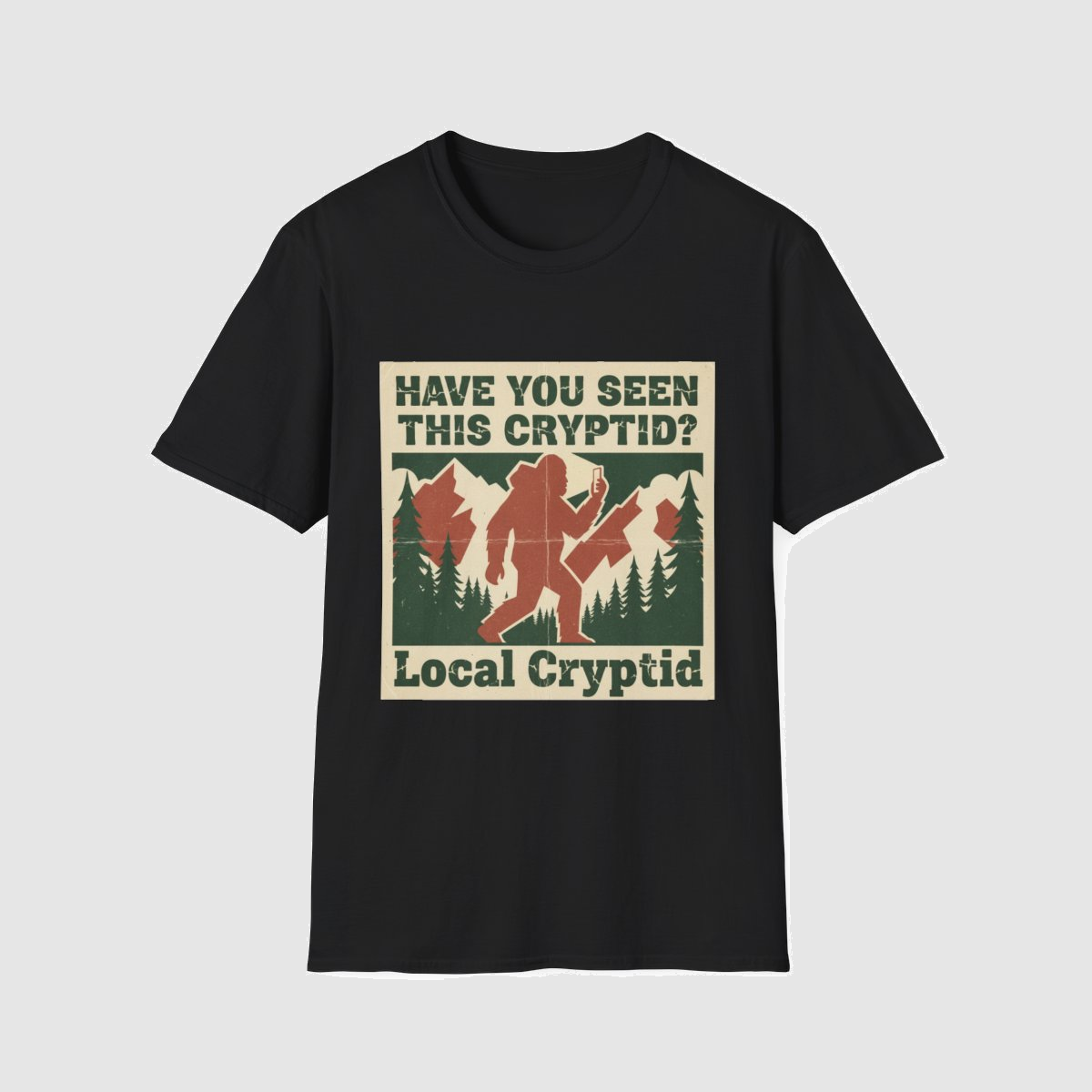Local Cryptid — shirt mockup