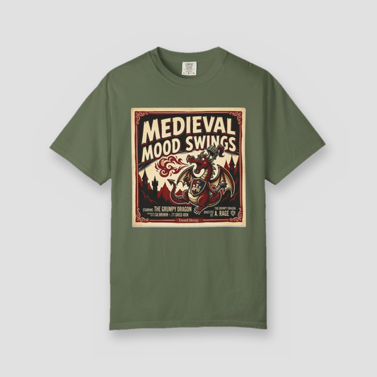 Medieval Mood Swings — shirt mockup