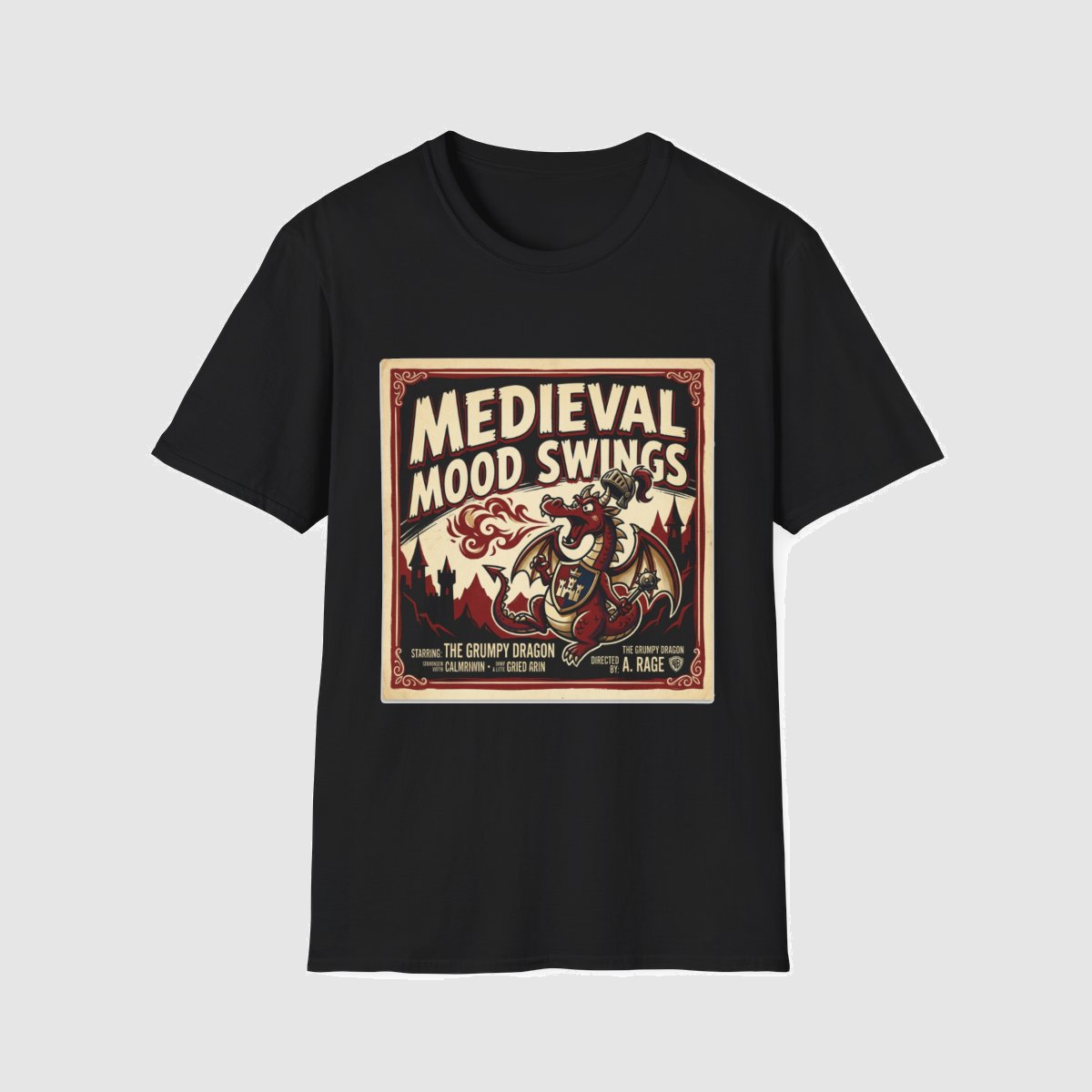Medieval Mood Swings — shirt mockup