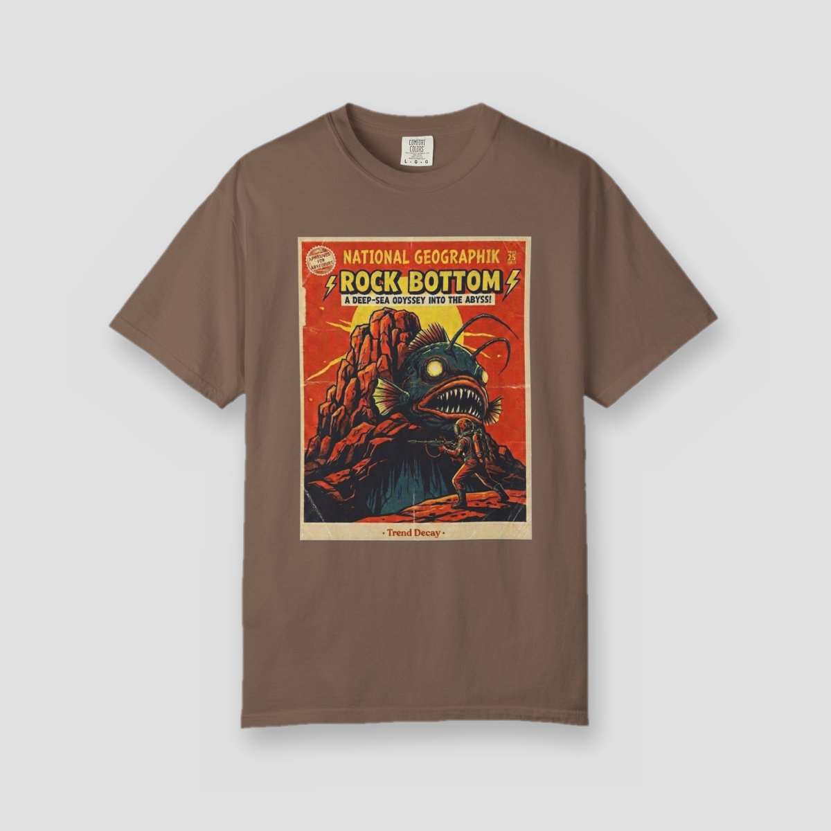 Rock Bottom — shirt mockup