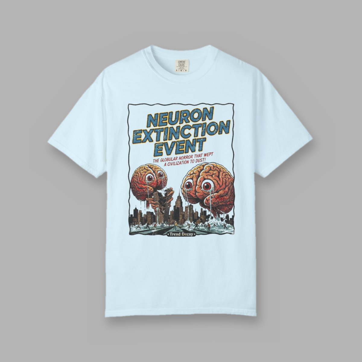Neuron Extinction Event — shirt mockup