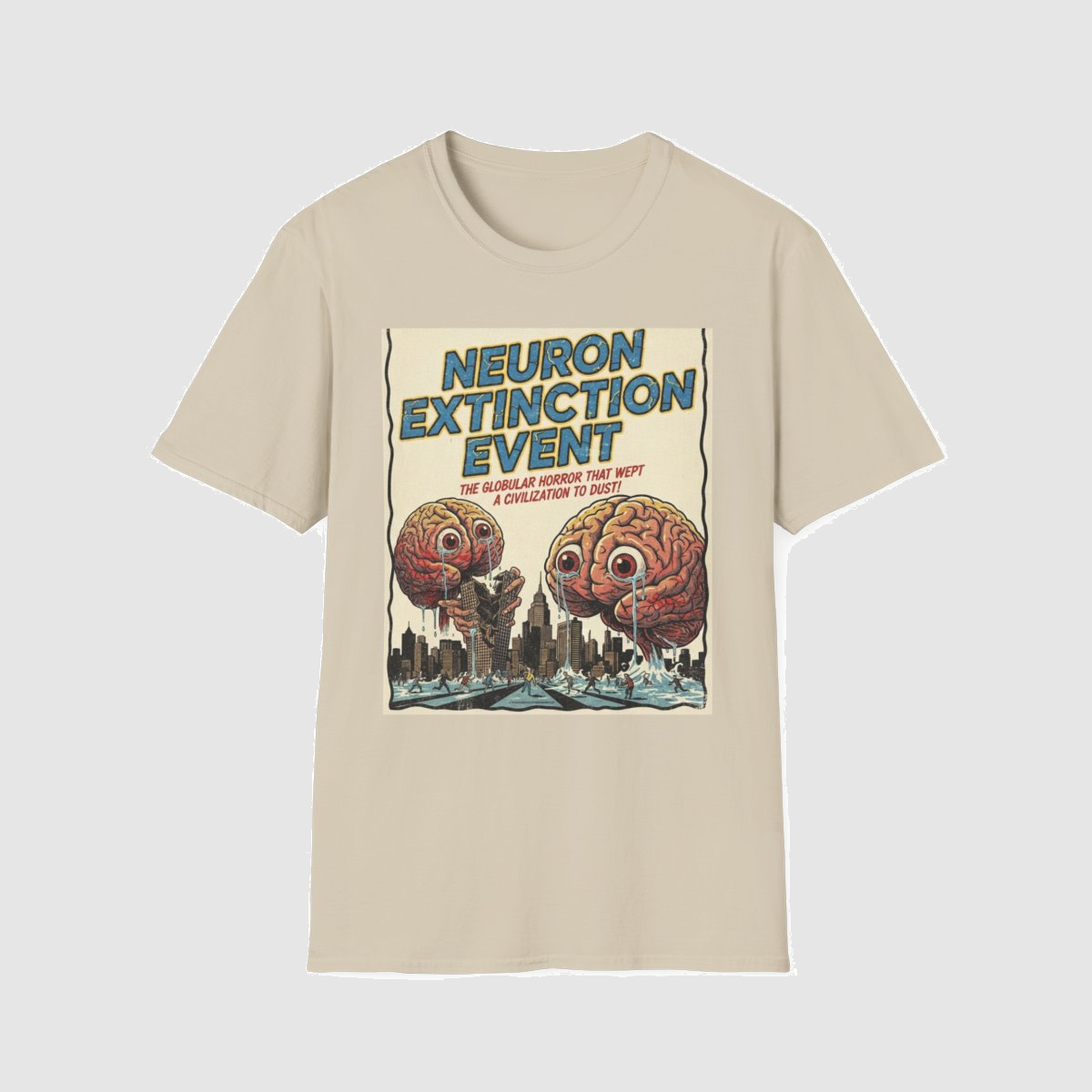 Neuron Extinction Event — shirt mockup
