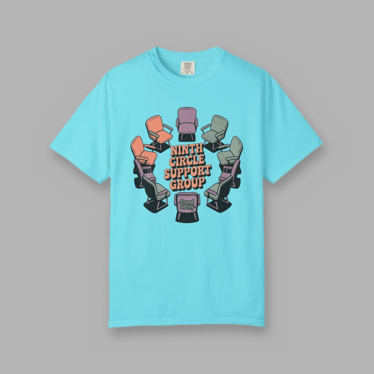 Ninth Circle Support Group — shirt mockup