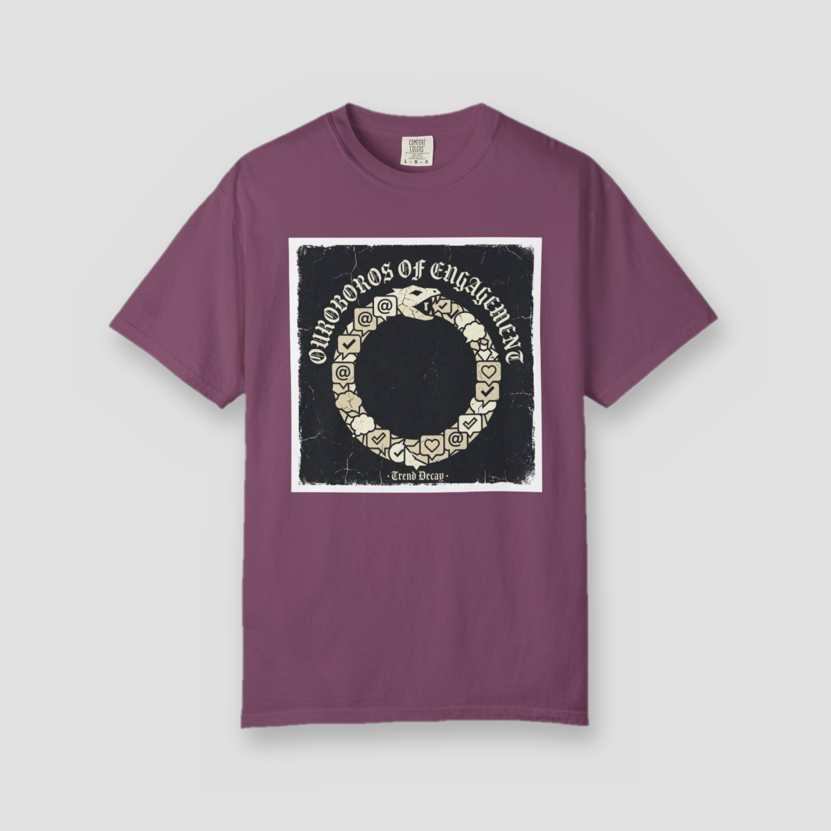 Ouroboros of Engagement — shirt mockup