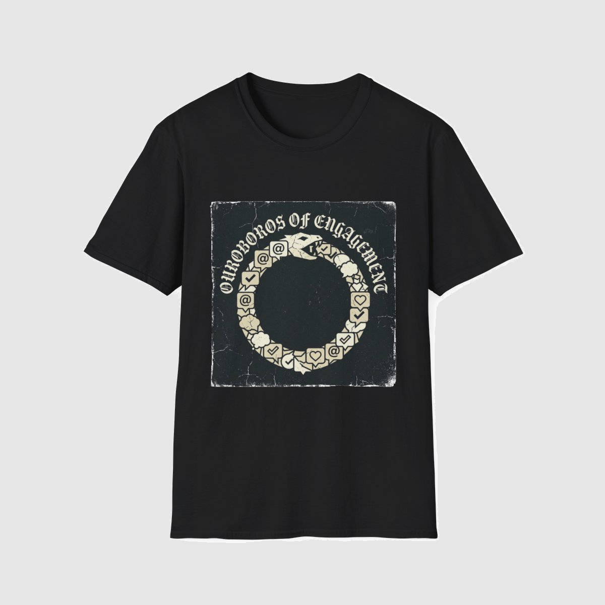 Ouroboros of Engagement — shirt mockup