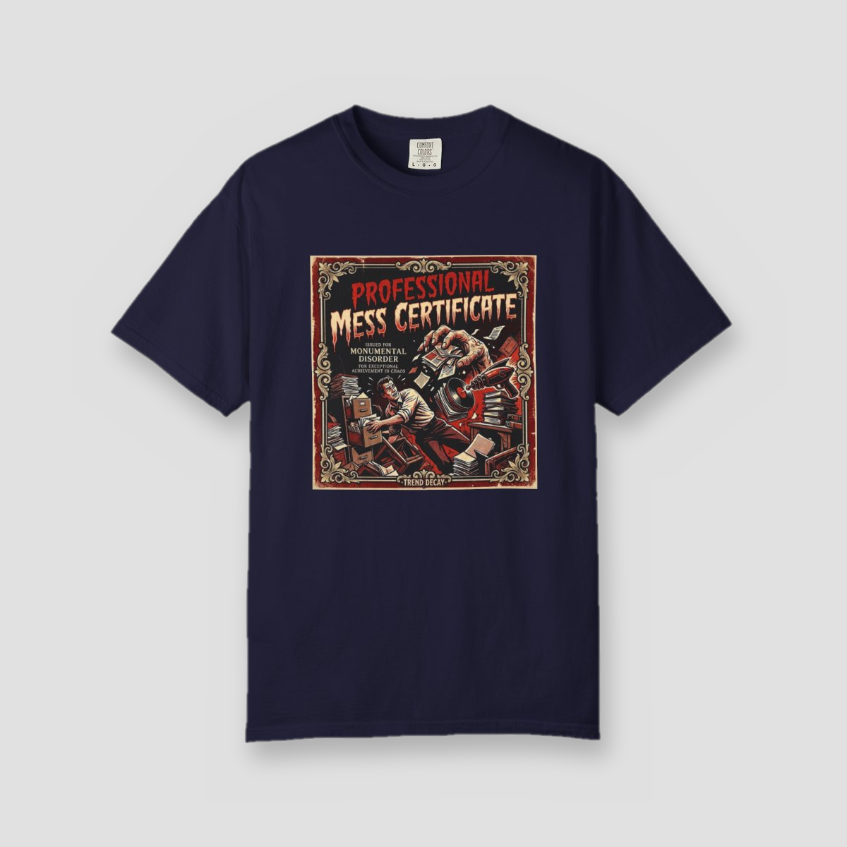 Certified Professional Mess — shirt mockup