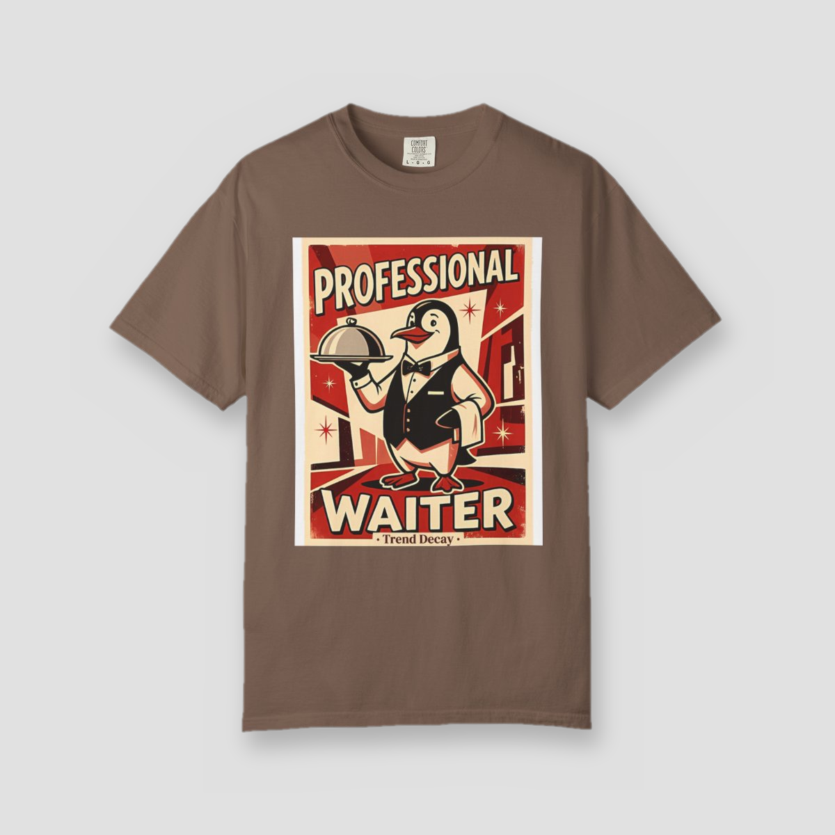 Professional Waiter — shirt mockup