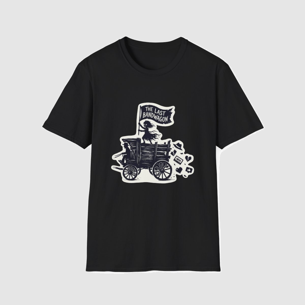 The Last Bandwagon — shirt mockup