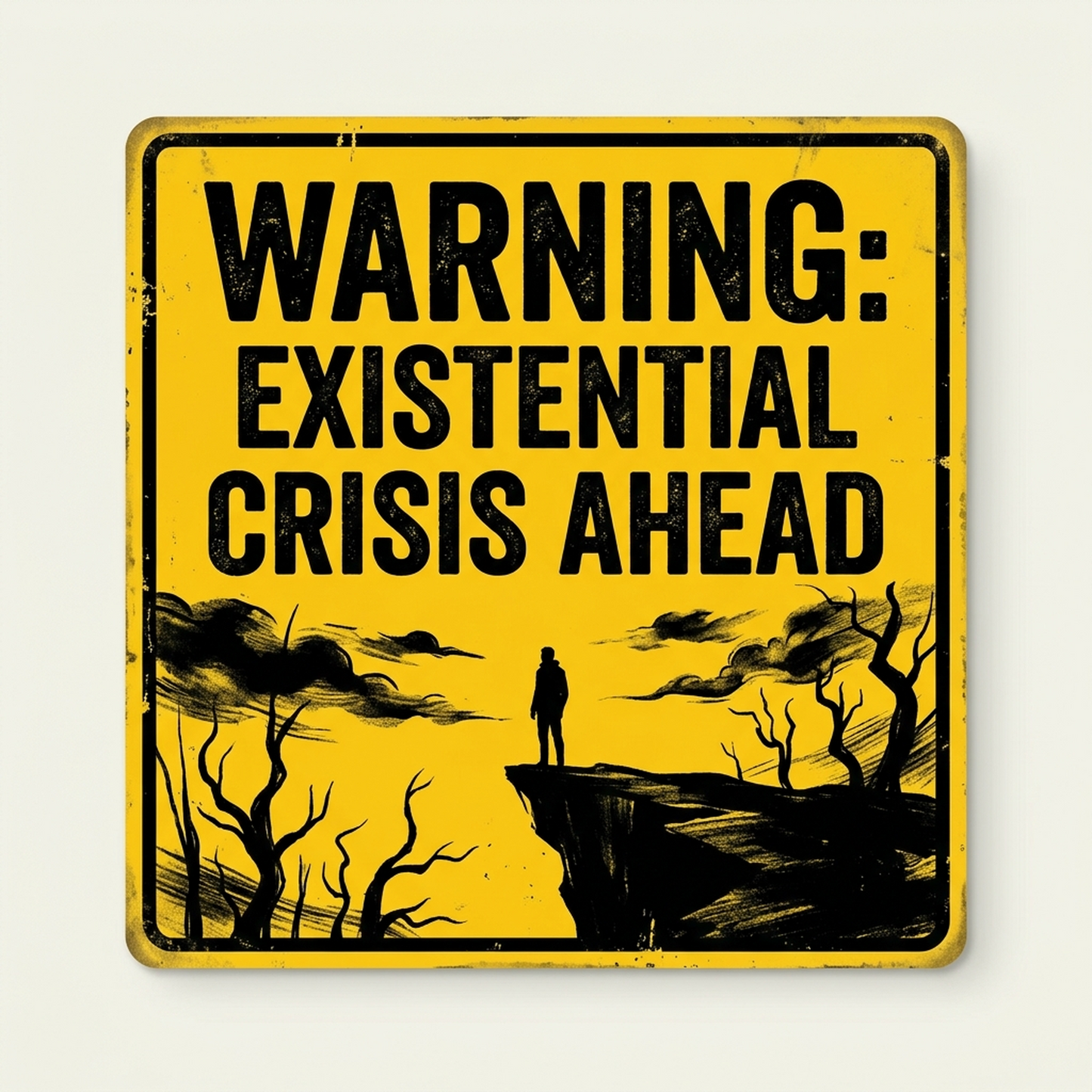 Warning: Existential Crisis Ahead — design