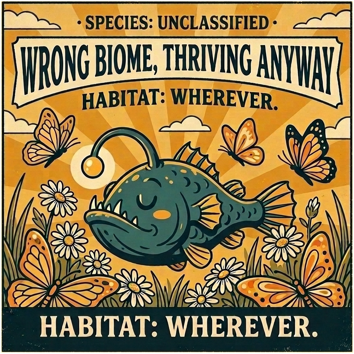 Wrong Biome, Thriving Anyway — design